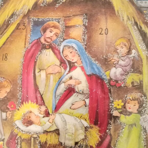 Vintage Korsch Verlag Nativity Advent Calendar Germany - Picture 2 of 6